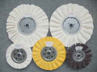 フランジ一体形バフ